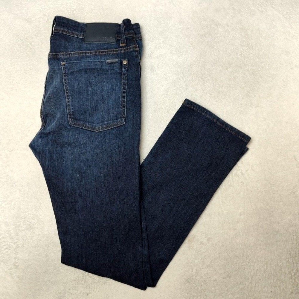 Fidelity Jeans Mens 36x34 Blue Jimmy Straight Slim Dark Wash Denim Made in USA